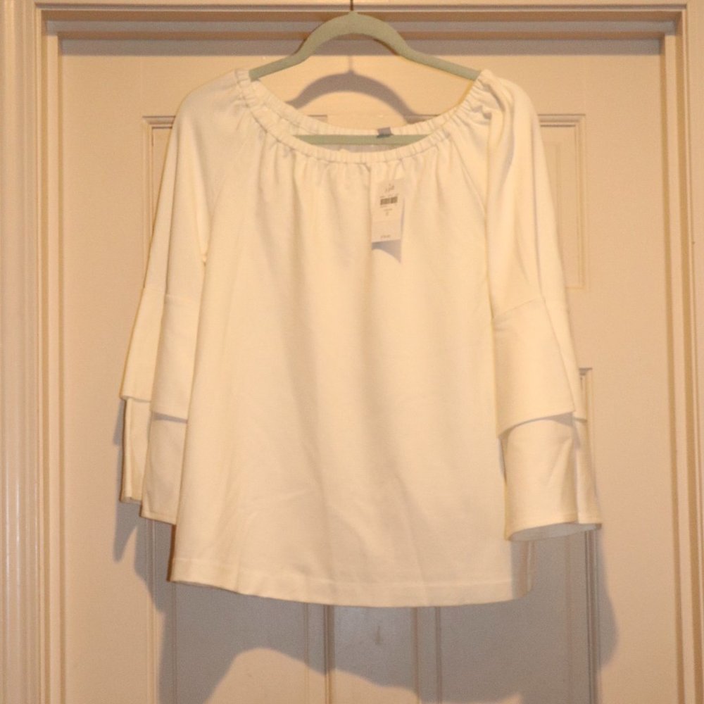 J. Jill Flutter Sleeve Top